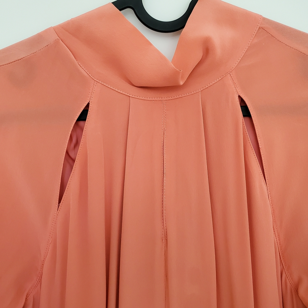 STINE GOYA Peach Silk Gown - Picture 5 of 7